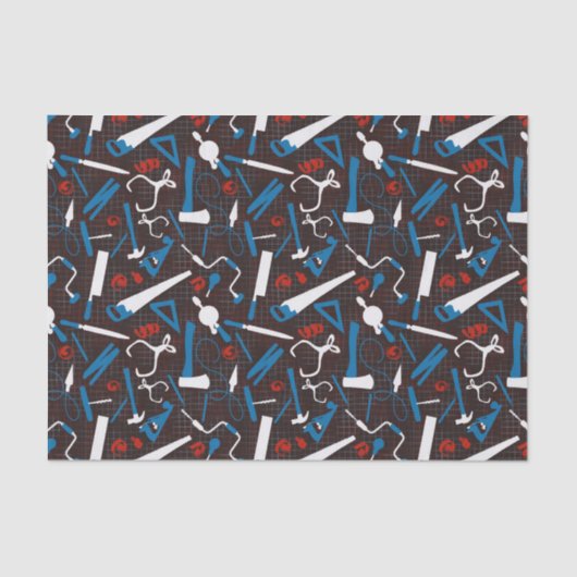 Gereedschap voor timmerwerk, houtbewerking tissuepapier (Voorkant)