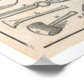 Gereedschap voor tuin, van 'The Dutch Gardener' do Poster (Hoek)