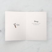 Gereedschappen en gebroken dingen vaderdag papa kaart (Binnen)