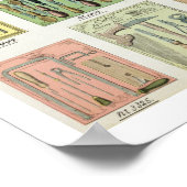 Gereedschappen en gereedschapskisten van een hande poster (Hoek)