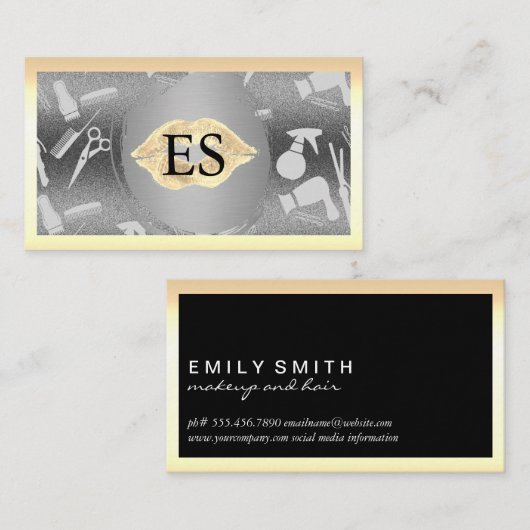 Gereedschappen maken en repareren visitekaartje (Voorkant / Achterkant)