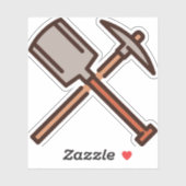 gereedschappen sticker (Vel)