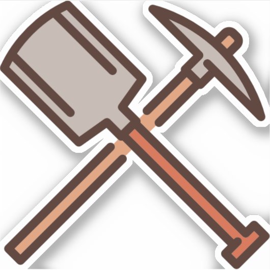 gereedschappen sticker (Voorkant)