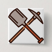 gereedschappen vierkante button 5,1 cm (Voorkant)