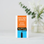 Gereedschappen voor Creative Paint Brush Handyman Visitekaartje (Staand voorkant)