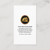 Gereedschappen voor de bouw van randapparatuur visitekaartje (Achterkant)