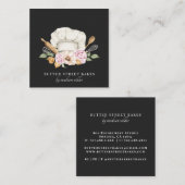 Gereedschappen voor gebak Waterverf Vierkante Visitekaartje (Voorkant / Achterkant)