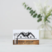 Gereedschappen voor gebouwen | Eigendomspictogram Visitekaartje (Staand voorkant)