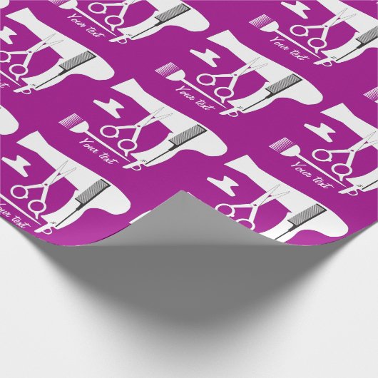 Gereedschappen voor haarstijlen cadeaupapier (Hoek)