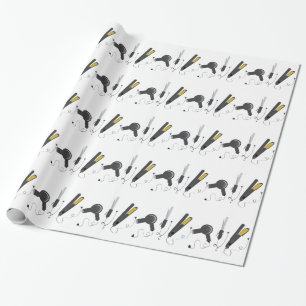 Gereedschappen voor haarstijlen cadeaupapier