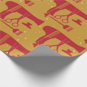 Gereedschappen voor haarstijlen cadeaupapier (Hoek)