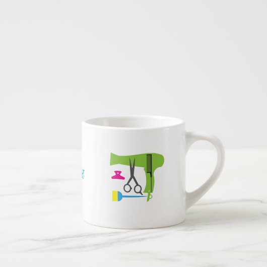 Gereedschappen voor haarstijlen espresso kop (Rechts)