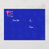 Gereedschappen voor haarstijlen feestdagenkaart (Achterkant)