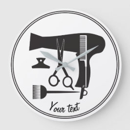 Gereedschappen voor haarstijlen grote klok