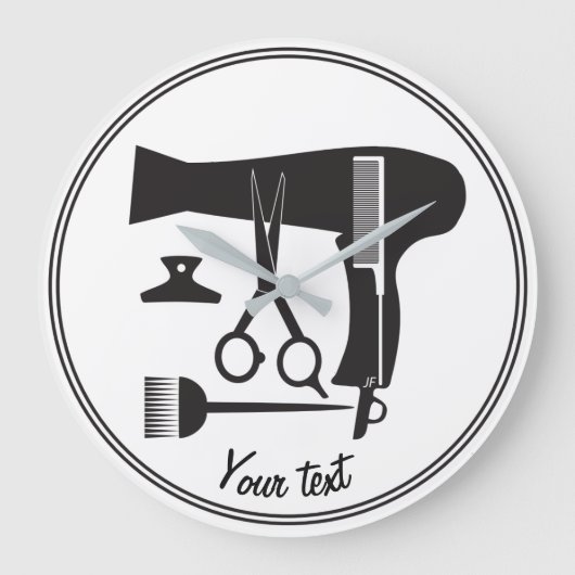 Gereedschappen voor haarstijlen grote klok (Voorkant)