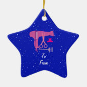 Gereedschappen voor haarstijlen keramisch ornament (Achterkant)