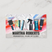 Gereedschappen voor haarstijlen | Kunstmatige Wate Visitekaartje (Voorkant)