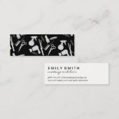 Gereedschappen voor haarstijlen mini visitekaartje (Voorkant / Achterkant)