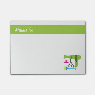 Gereedschappen voor haarstijlen post-it® notes