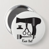 Gereedschappen voor haarstijlen ronde button 4,0 cm (Voorkant /achterkant)