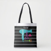 Gereedschappen voor haarstijlen tote bag (Voorkant)