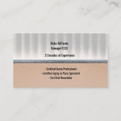 Gereedschappen voor het verwijderen van constructi visitekaartje (Achterkant)