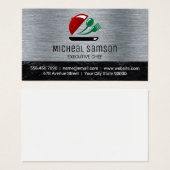 Gereedschappen voor koken visitekaartje (Voorkant /achterkant)