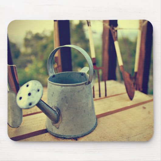 Gereedschappen voor tuinonderhoud muismat (Voorkant)