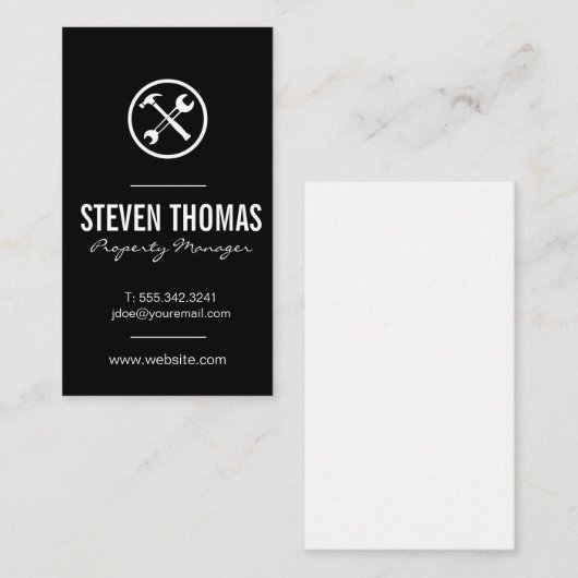 Gereedschapshardware | Moerhamer Visitekaartje (Voorkant / Achterkant)