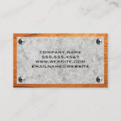 Gereedschapskist | Betonschroeven voor hout en met Visitekaartje (Achterkant)