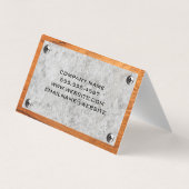 Gereedschapskist | Betonschroeven voor hout en met Visitekaartje (Achterkant)