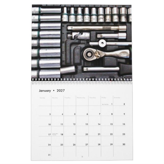 Gereedschapskist Handyman Tools Kalender (Jan 2027)