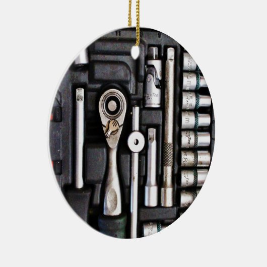 Gereedschapskist Handyman Tools Keramisch Ornament (Rechts)