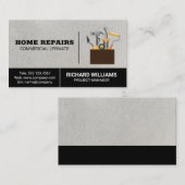 Gereedschapskist | Huisreparatie Timmerman Visitekaartje (Voorkant / Achterkant)