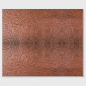 Gereedschapsleer Westerne Cowboy natuurlijke stijl Cadeaupapier (Vlak)