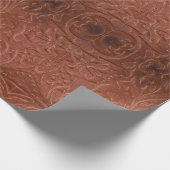 Gereedschapsleer Westerne Cowboy natuurlijke stijl Cadeaupapier (Hoek)