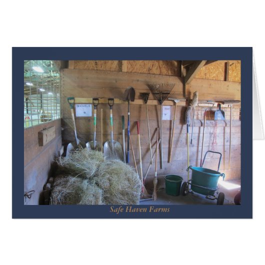 Gereedschapsrack bij Veilige Haven Boerderijen (Voorkant Horizontaal)