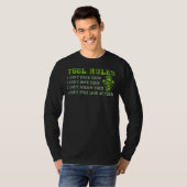 Gereedschapsregels Auto-mechanisme T-shirt (Voorkant volledig)
