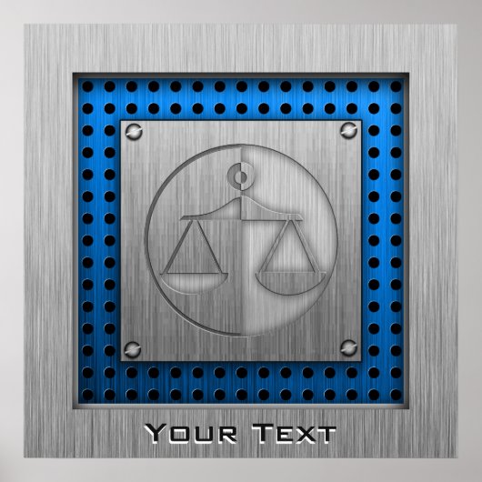 Gereedschapsschalen voor geborsteld metaal poster (Voorkant)