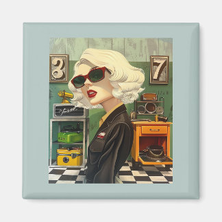 Gereedschapstijd blond magneet