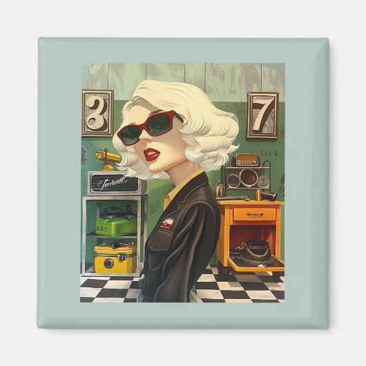 Gereedschapstijd blond magneet (Voorkant)