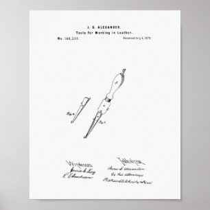 Gereedschapswerkblad Whitepaper over patentkunst v Poster
