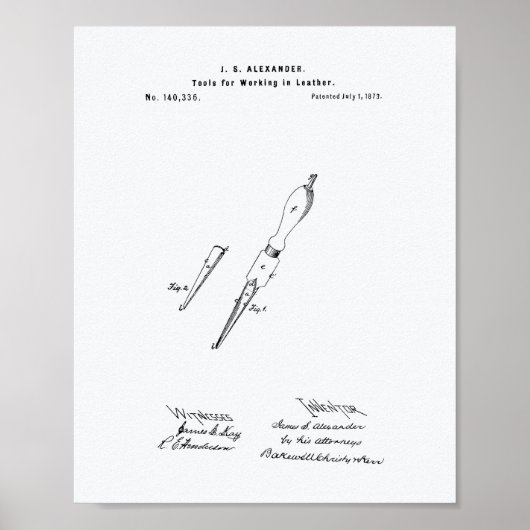 Gereedschapswerkblad Whitepaper over patentkunst v Poster (Voorkant)