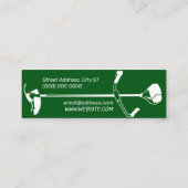 Gereedschapswerktuigen geïnspireerd professioneel mini visitekaartje (Achterkant)