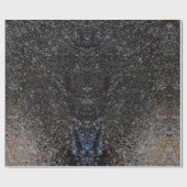 Gereflecteerd door Starry Nightsky Cadeaupapier (Vlak)