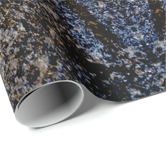 Gereflecteerd door Starry Nightsky Cadeaupapier (Rol Hoek)