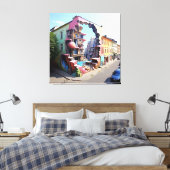 gereflecteerd spectrum canvas afdruk (Insitu (Slaapkamer))