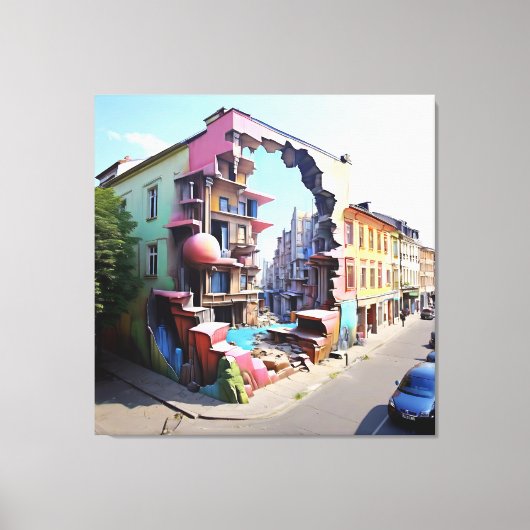 gereflecteerd spectrum canvas afdruk (Voorkant)