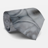 gereflecteerd wit verfpatroon stropdas (Opgerold)