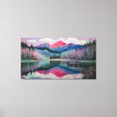 Gereflecteerde dromen canvas afdruk (Voorkant)